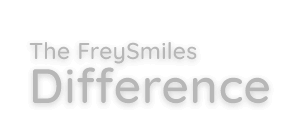 "The FreySmiles Difference" grey Button Text